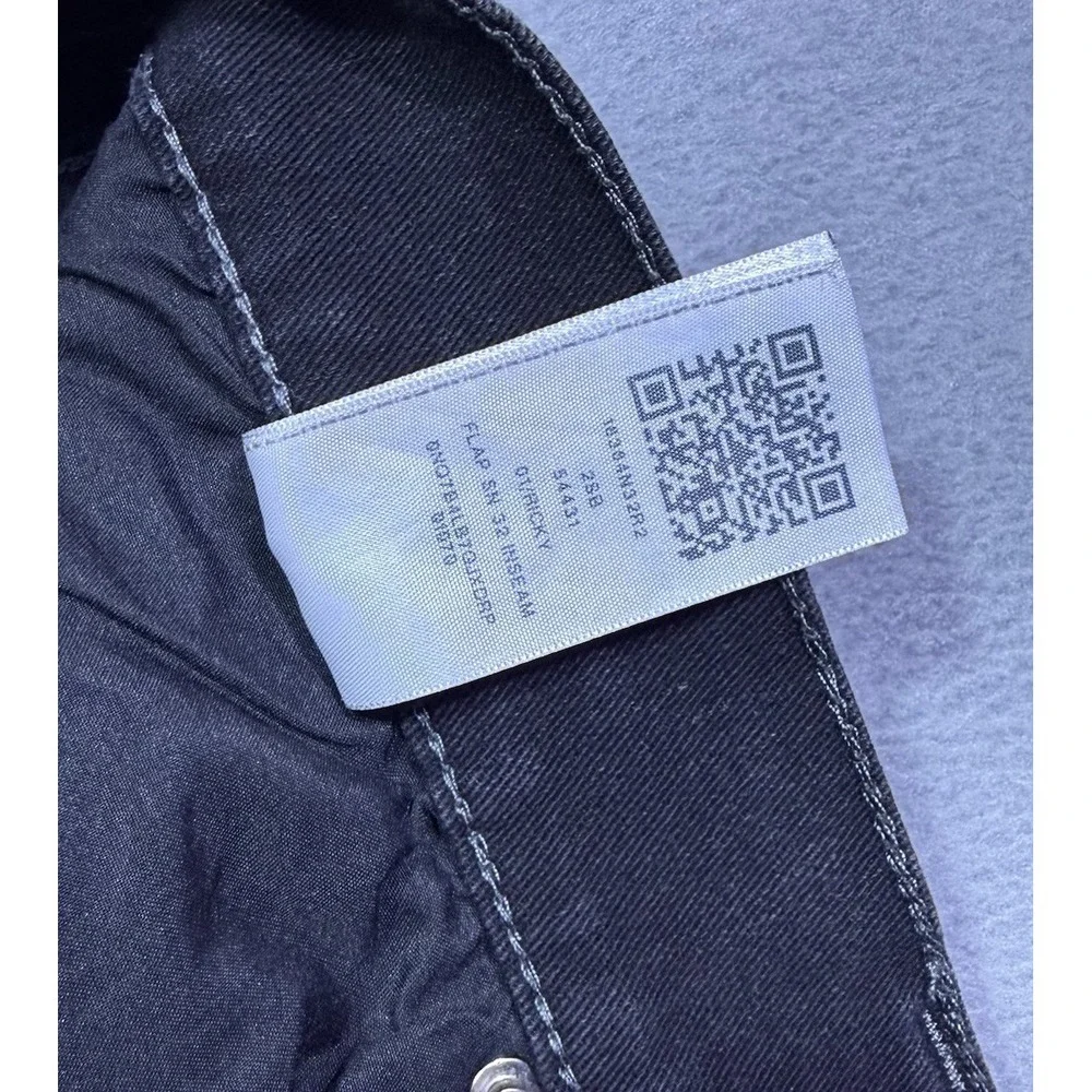 True Religion Jeans Mens 34x32 Ricky Relaxed Straight Black Y2K Normcore USA